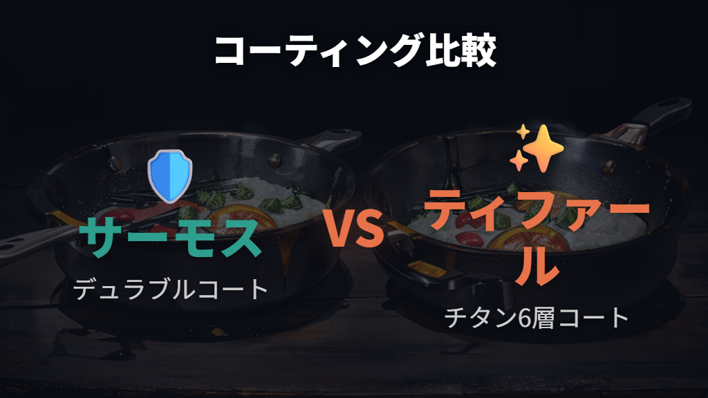 コーティングの種類と耐久性の違い