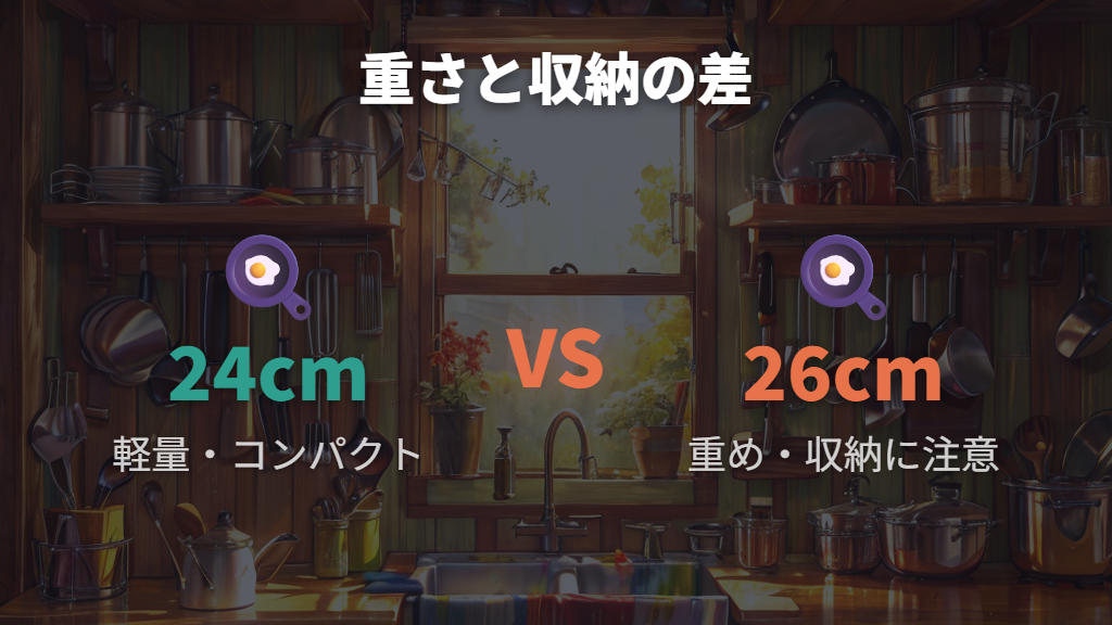重さと収納性の違いが毎日の使いやすさを左右する
