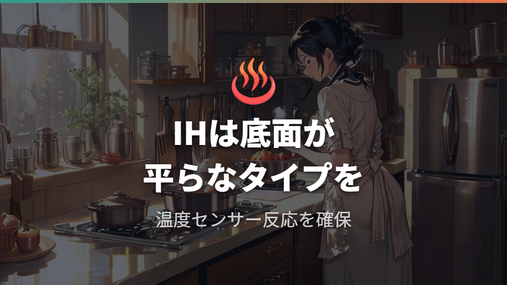 IHコンロ対応と熱源別の注意点