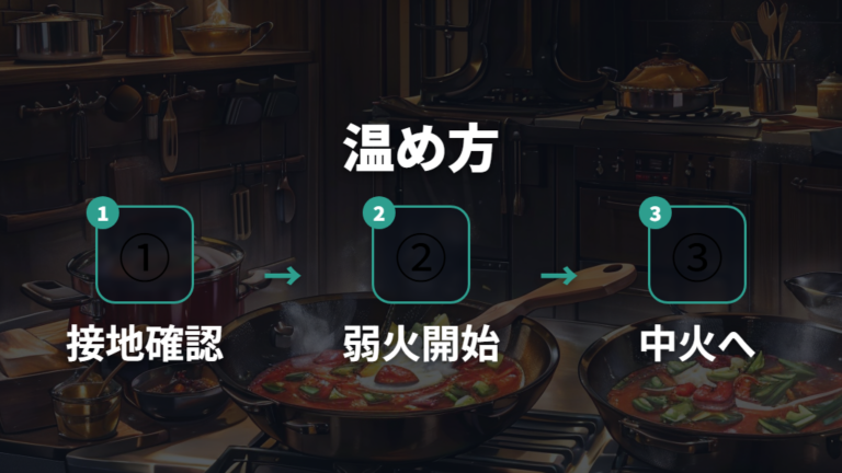 反りと加熱ムラを防ぐ使い方は徐々に温める