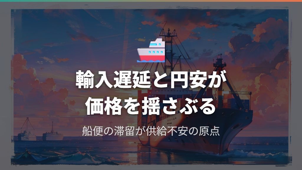 輸入遅延と為替リスクがコストコキッチンペーパーの値段に与えた影響