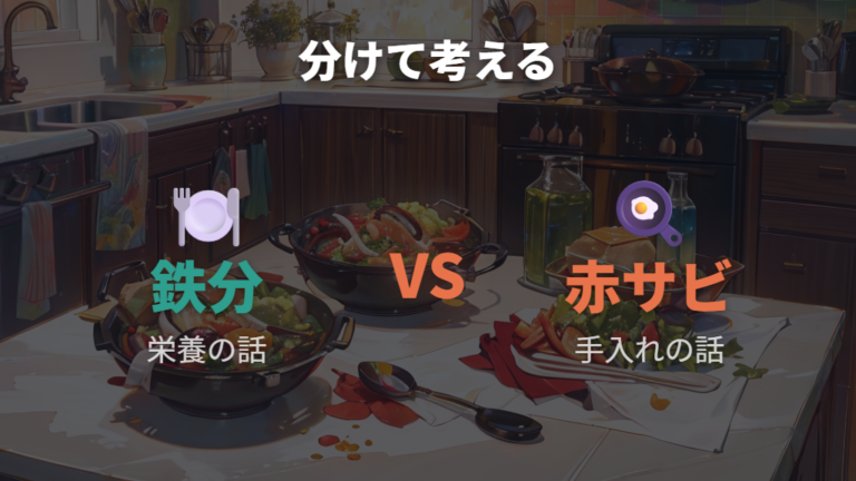 鉄分の摂取と安全性の考え方は分けて考える