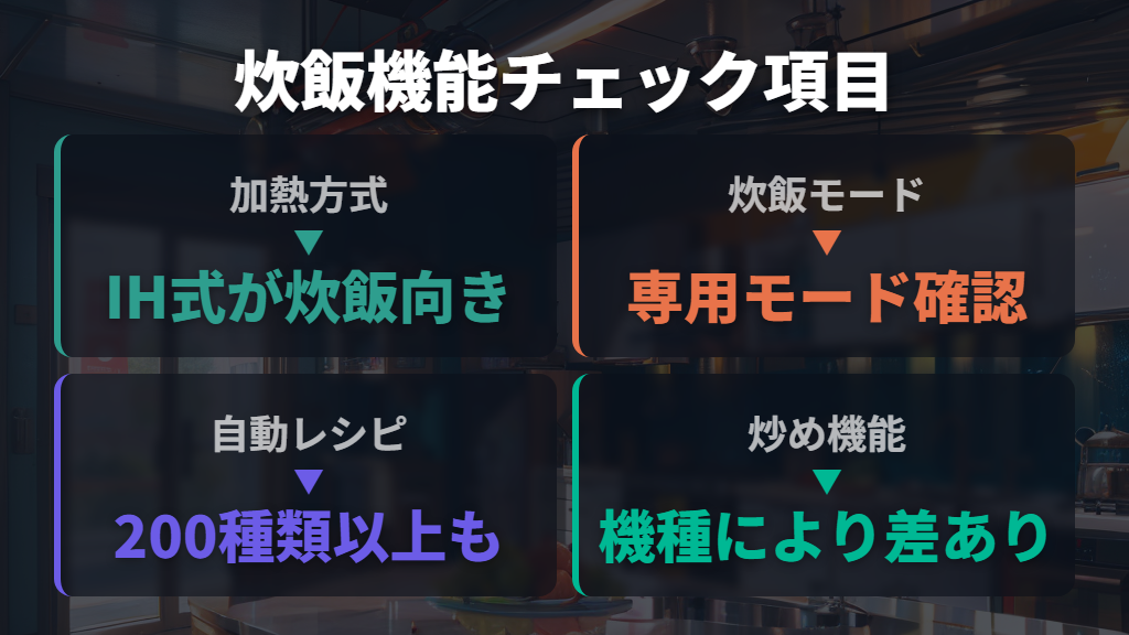 電気圧力鍋の人気ランキングで見る炊飯機能の差