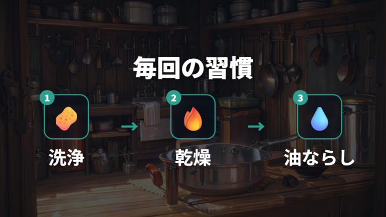 シミを防ぐ洗い方と乾かし方を毎回の習慣にする