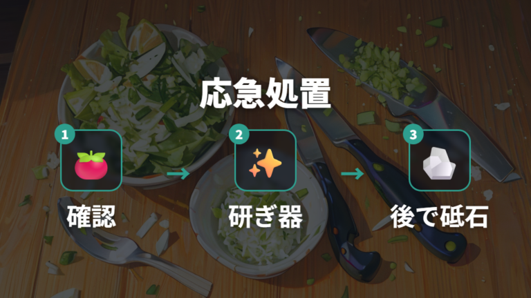 シャープナーと陶器代用の注意点を知る
