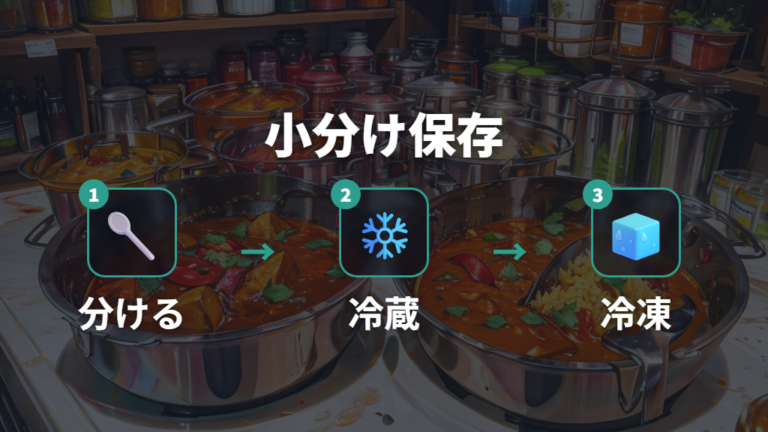 保存日数の目安は冷蔵・冷凍で分けて考える