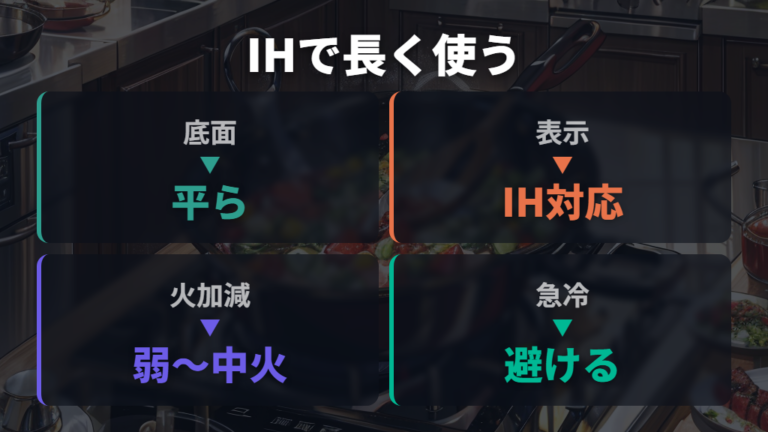 相性が悪いと言われる理由を理解すればIHでも長く使える