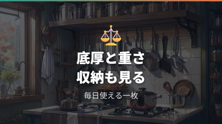 反りと加熱ムラを防ぐ使い方を重さと収納まで見る