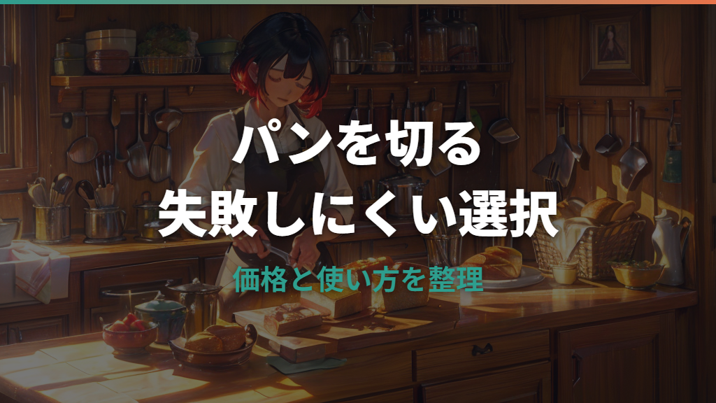 ダイソーのパン切り包丁は使える?種類・価格・切れ味と他店比較
