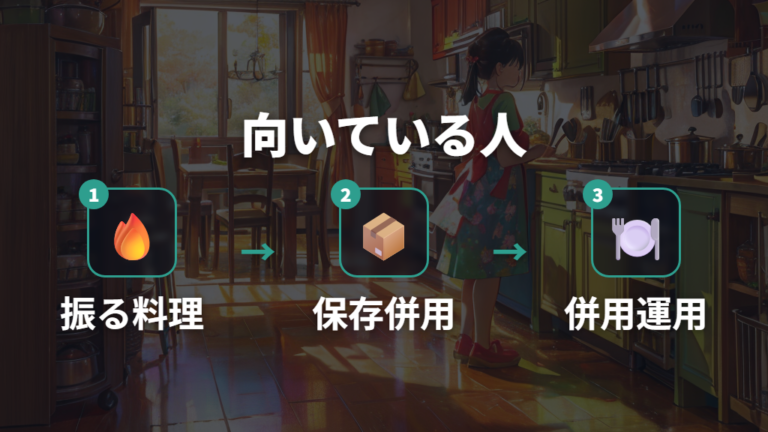 普通のフライパンとの違いから向いている人を決める