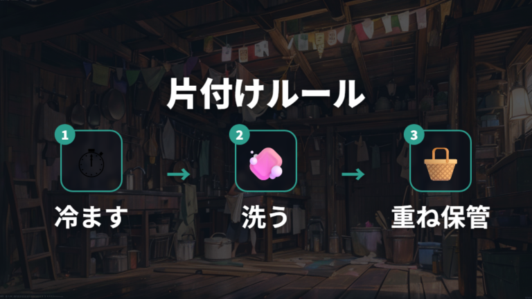 焦げ付きを防ぐ普段の使い方を洗浄後までルーティン化する