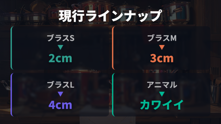 純正つまみの現行ラインナップを公式一覧で確認する