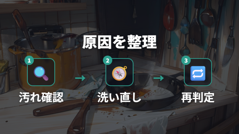 焦げ付く原因と改善できる対処法を切り分ける