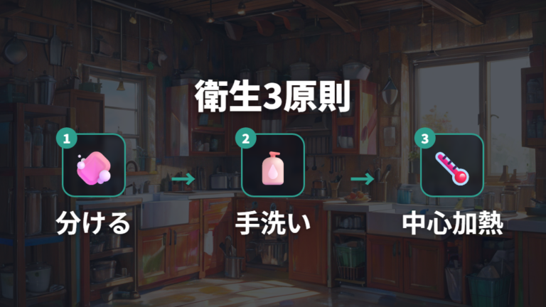 作り置き冷凍の衛生管理はつけない増やさないやっつける