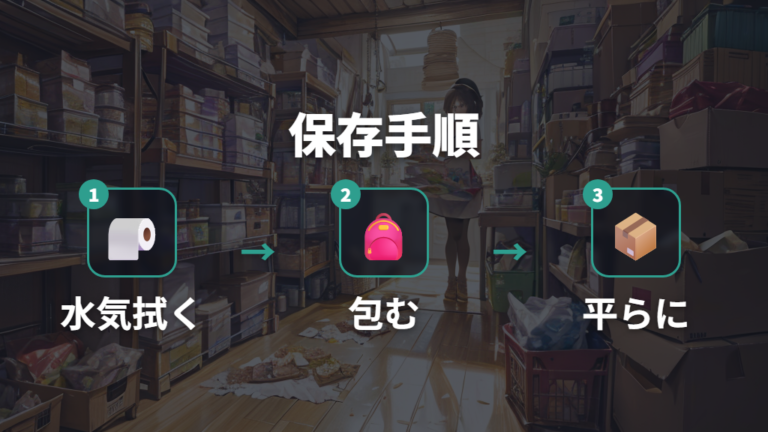 保存袋で作る冷凍鍋セットの基本手順