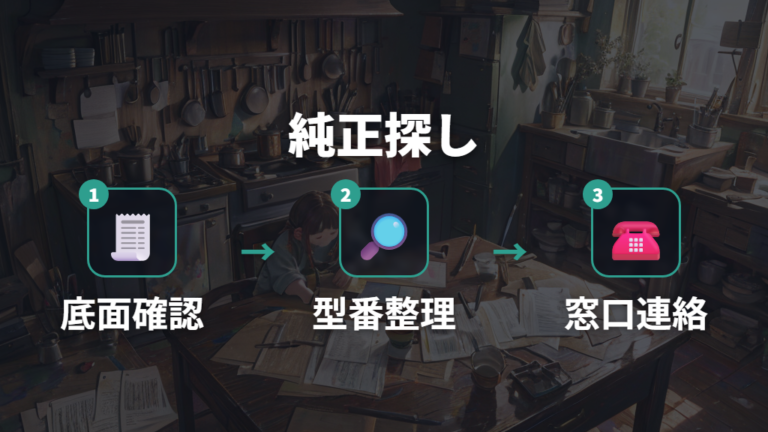 純正蓋と現行品の探し方を整理する