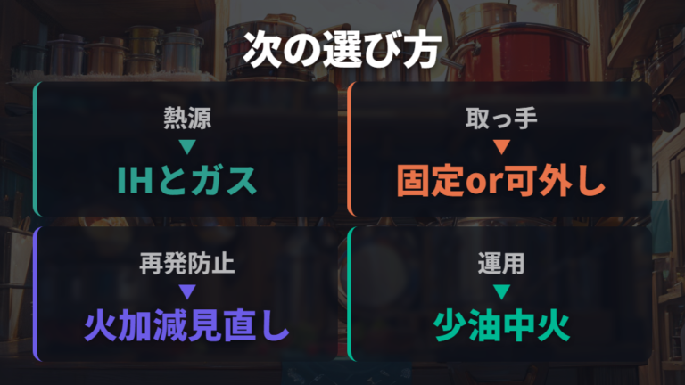 買い替えが必要な症状が出た時のティファール製品選び
