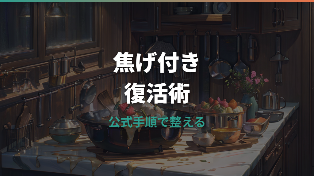 グリーンパンの焦げ付きは復活できる？公式手順と原因を整理